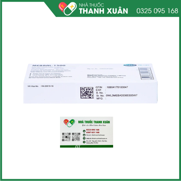 Mebaal - 1500 điều trị các bệnh lý thần kinh ngoại biên